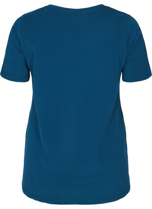 Basis t-shirt med v-hals, Reflecting Pond, Packshot image number 1