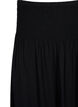 Maxinederdel i viskose med smock, Sort, Packshot image number 2