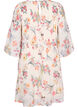 Printet plissékjole med bindebånd, Sugar Swizzle Flower, Packshot image number 1
