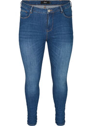Højtaljede super slim Amy jeans, Blue denim