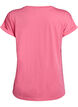 Kort&aelig;rmet t-shirt i bomuldsblanding, Lyser&oslash;d, Packshot image number 1