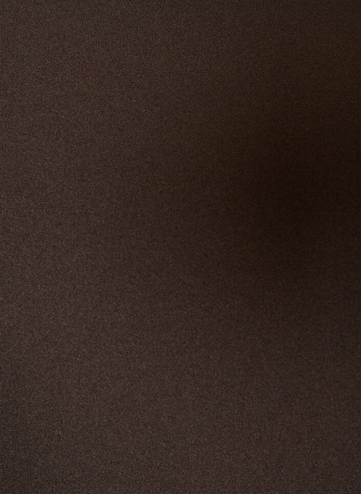 Kort kjole med a-facon og 3/4 &aelig;rmer, Brun, Packshot image number 2