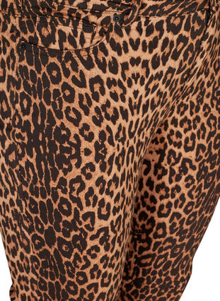 Højtaljede Amy jeans med leopardprint, Leopard, Packshot image number 2