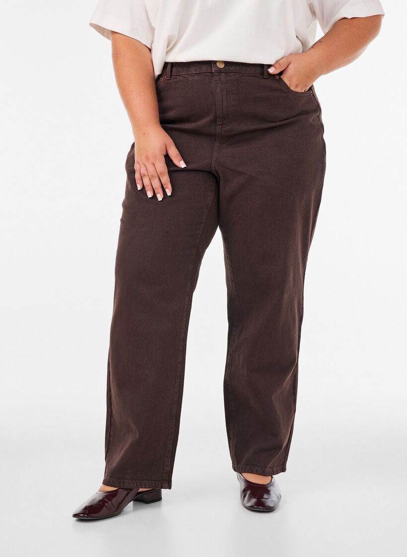 Kort jerseykjole med A-facon, Sort, Model image number 3
