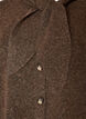 Cardigan med sl&oslash;jfeb&aring;nd og knapper, Brun, Packshot image number 2