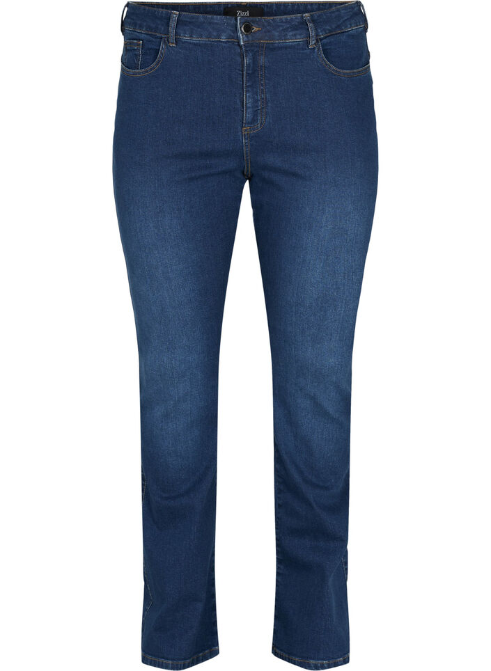 Ellen bootcut jeans med h&oslash;j talje, Bl&aring;, Packshot image number 0