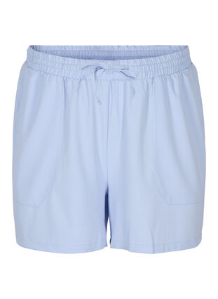 Løse shorts med lommer, Xenon Blue, Packshot image number 0