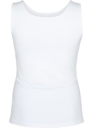Stretchy vendbar top, Bright White, Packshot image number 1