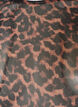 Meshbluse med print, Brun, Packshot image number 2