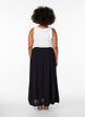 Maxinederdel i viskose med smock, Sort, Model image number 2