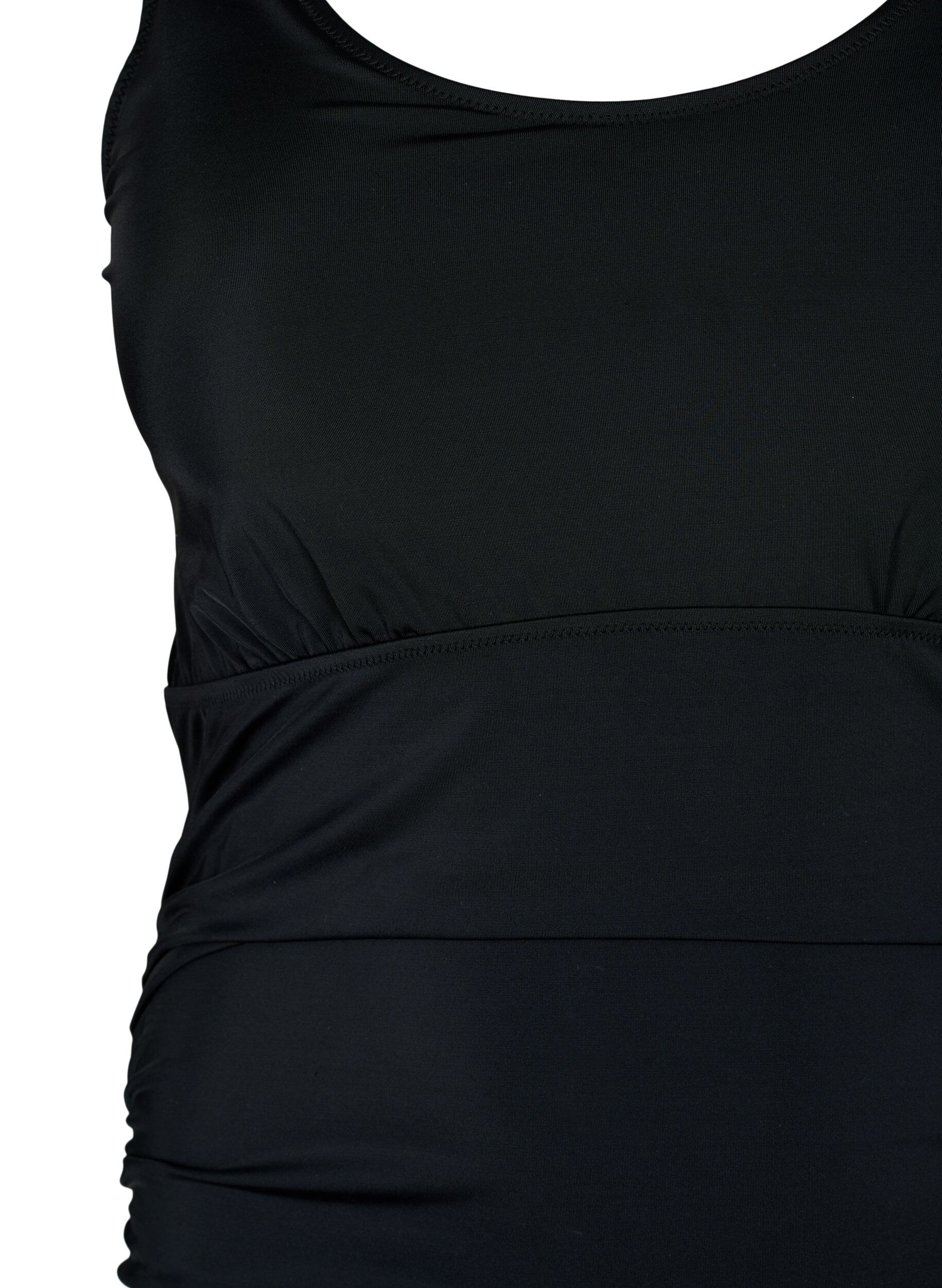 Zizzi Badedragt med ben, Sort, Packshot image number 2