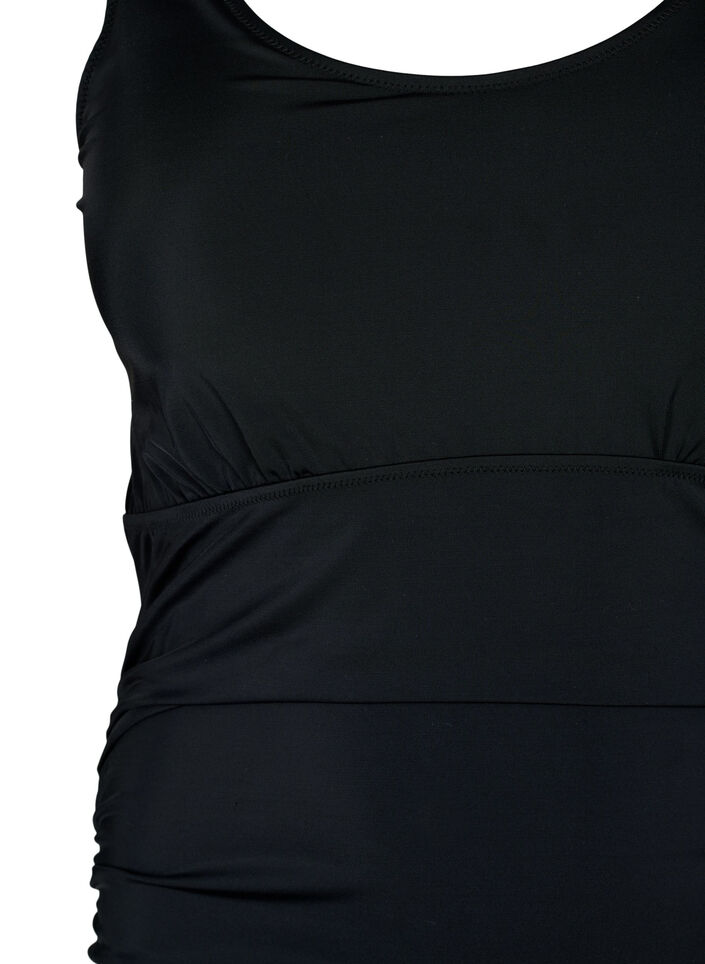 Badedragt med ben, Sort, Packshot image number 2