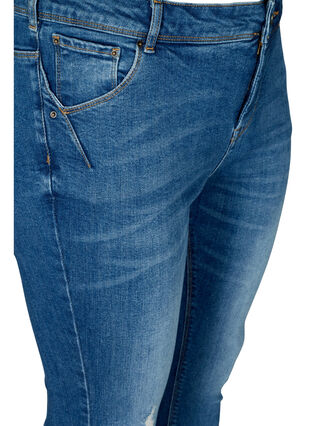 Cropped Amy jeans, Dark blue denim, Packshot image number 2