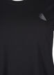 Slim fit trænings t-shirt med rund hals, Black, Packshot image number 2