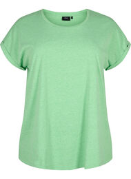Neonfarvet t-shirt i bomuld, Neon Green