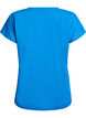L&oslash;s tr&aelig;nings t-shirt med v-hals, Bl&aring;, Packshot image number 1