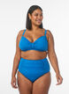 Bikini underdel med h&oslash;j talje, Bl&aring;, Model image number 0