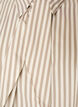Stribet skjorte med aftageligt bindeb&aring;nd, Beige, Packshot image number 2