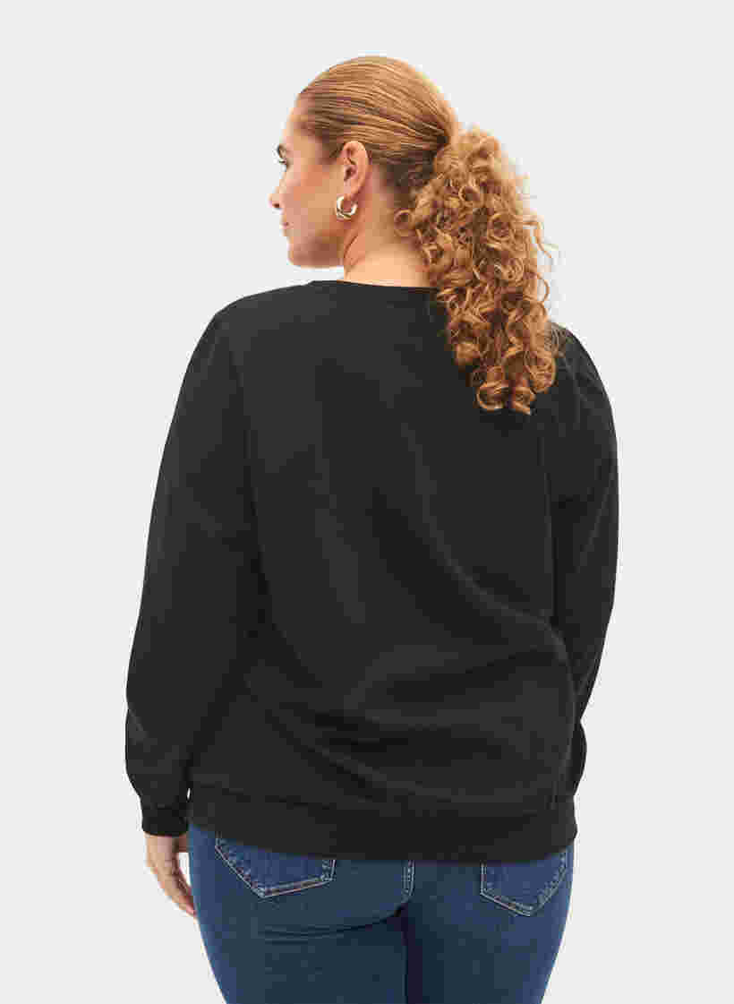 Jule sweatshirt, Black Jingle, Model image number 1