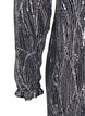 Langærmet pailletkjole med mønster, Silver Sequins, Packshot image number 3