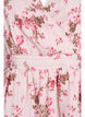 Kort kjole med blomsterprint og v-udskæring, Lyserød, Packshot image number 2