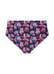 H&oslash;jtaljet bikinitrusse med m&oslash;nster, Lilla, Packshot image number 1