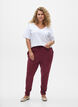 Cropped Maddison bukser, M&oslash;rk Bordeaux, Model image number 0