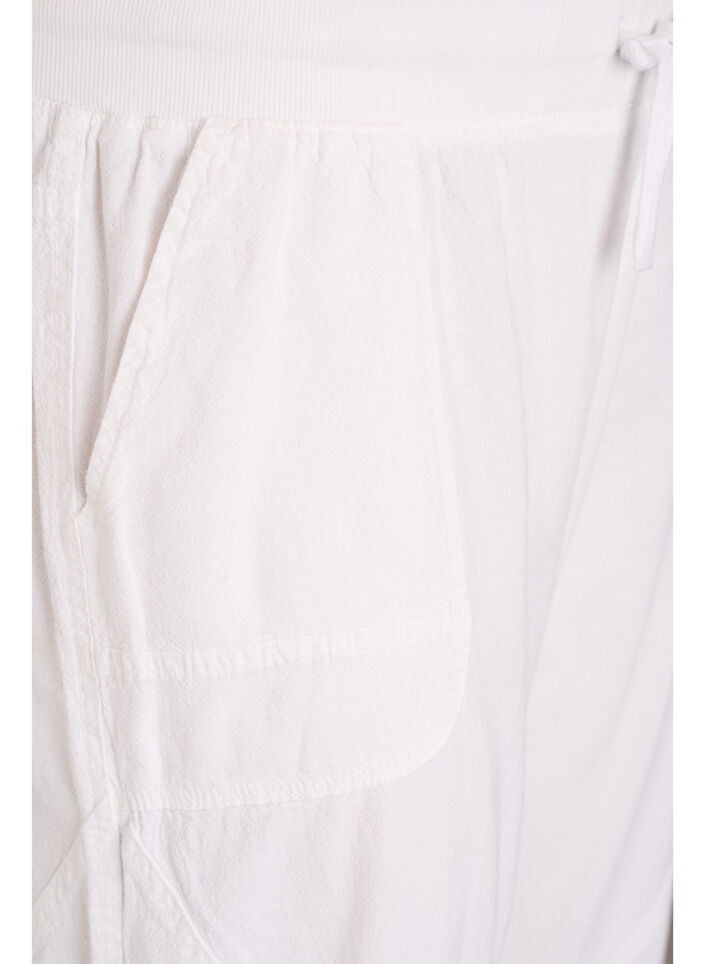 Knickers i bomuld, Hvid, Packshot image number 2
