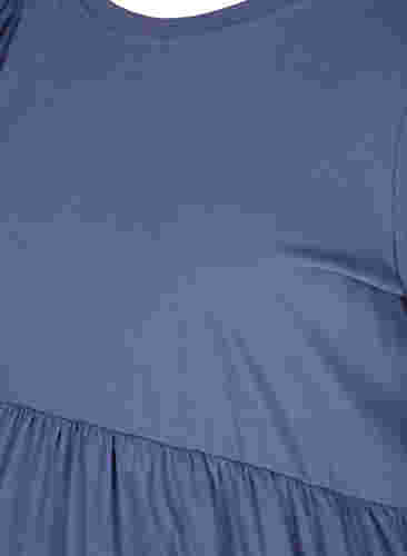 Graviditets tunika med pufærmer, Nightshadow Blue, Packshot image number 2
