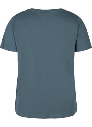 Kortærmet t-shirt med print, Dark Slate w. Wish, Packshot image number 1