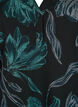 FLASH - Lang&aelig;rmet bluse med print, Black Scarab Flower, Packshot image number 2
