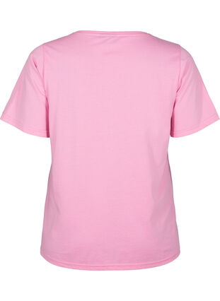 FLASH - T-shirt med motiv, Begonia Pink, Packshot image number 1