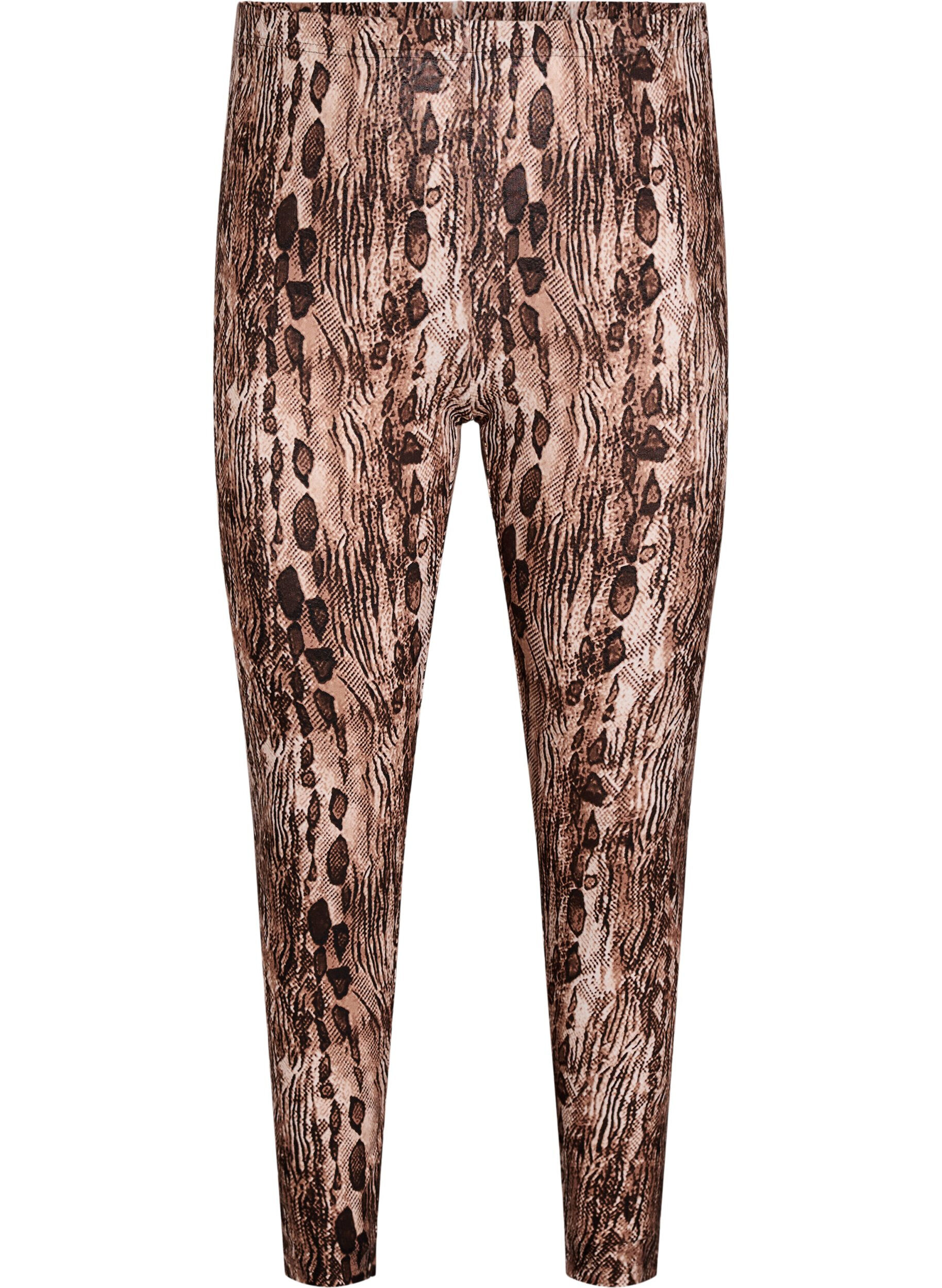 Viskose leggings med print