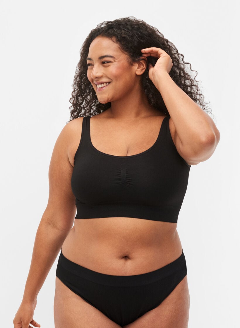 Seamless bh top, Sort, Model image number 1