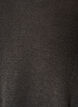 Jerseybluse med ribstruktur og A-form, Sort, Packshot image number 2