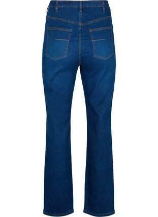Ekstra højtaljede Megan jeans med regular fit, Dark blue, Packshot image number 1