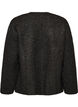 L&oslash;s cardigan med lommer, Sort, Packshot image number 1