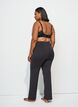 Sports-bh med let vattering, Sort, Model image number 2