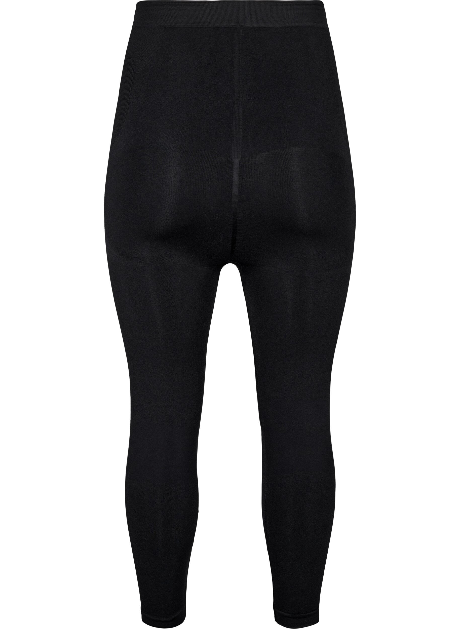 Zizzi Shapewear leggings med h&oslash;j talje, Sort, Packshot image number 1