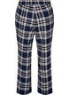 Pyjamasbukser i bomuld med tern, Bl&aring;, Packshot image number 1
