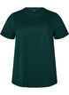 Basis t-shirt i bomuld med rund hals , Gr&oslash;n, Packshot image number 0