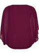 Chiffonbluse med balloneffekt, Lilla, Packshot image number 1