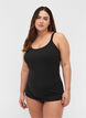 Light shapewear top med justerbare stropper, Black, Model image number 0