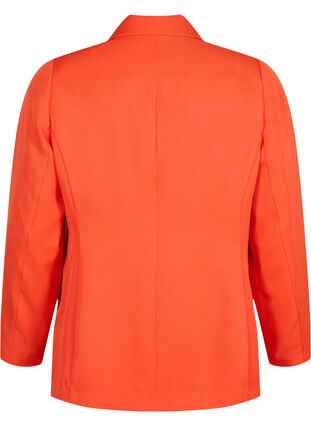 FLASH - Enkel blazer med knap, Orange.com, Packshot image number 1