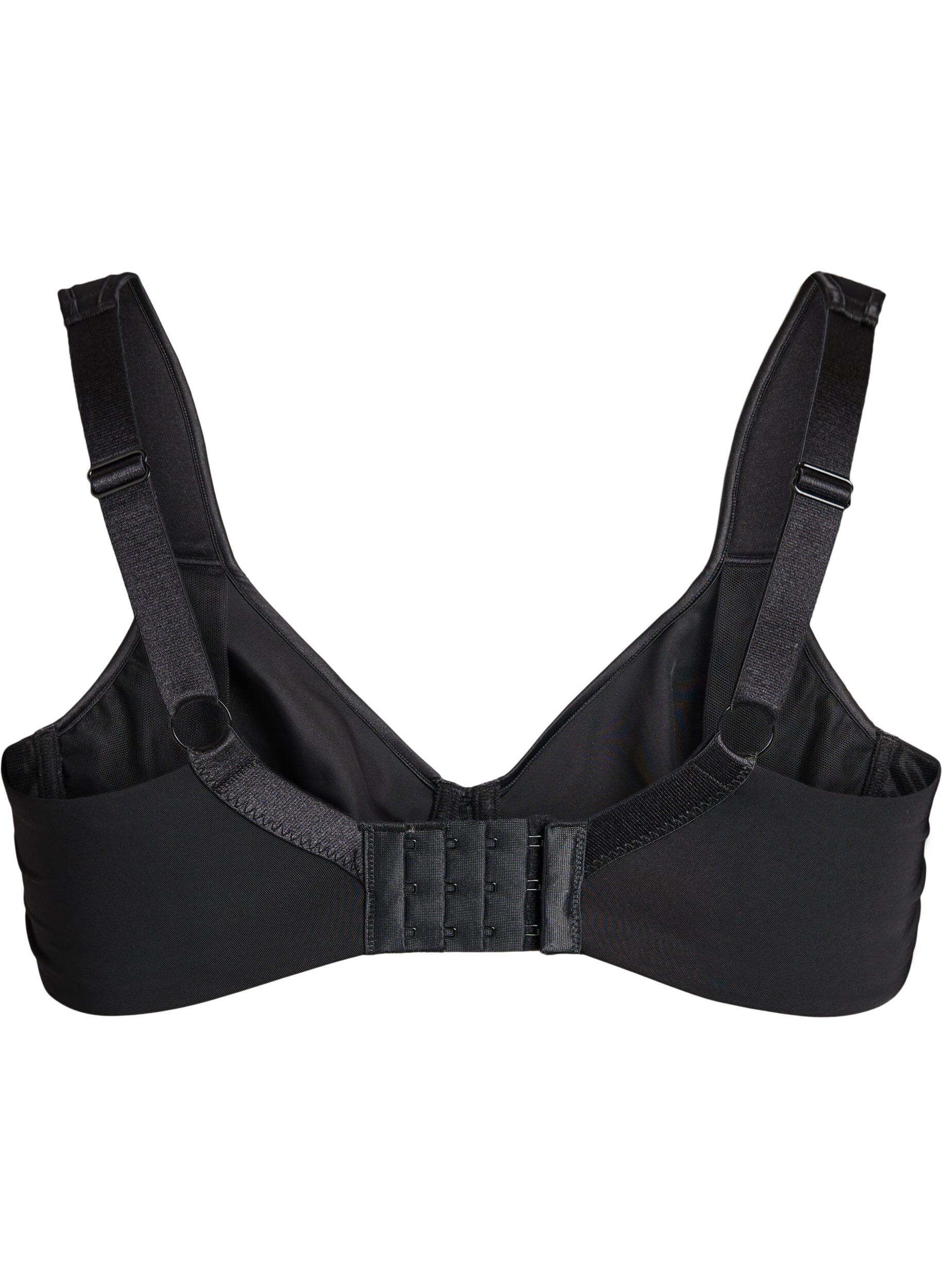 ZizziMinimizer bh med polstrede stropper, Sort, Packshot image number 1