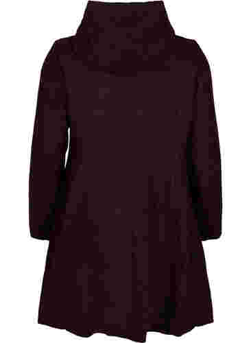 Frakke med hætte og a-shape, Port Royal Mel., Packshot image number 1