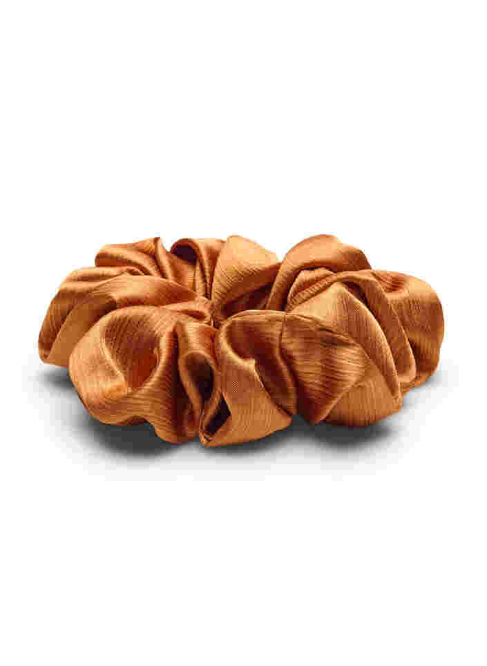 Ensfarvet scrunchie, Copper , Packshot image number 1