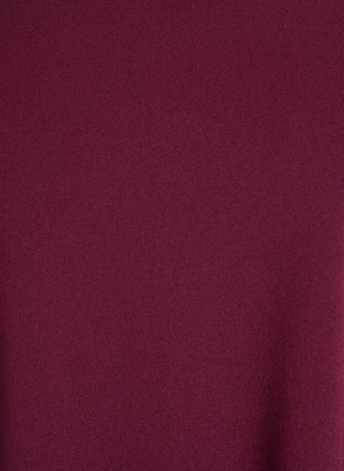 FLASH - Kort kjole med a-facon og 3/4 ærmer, Rød, Packshot image number 2