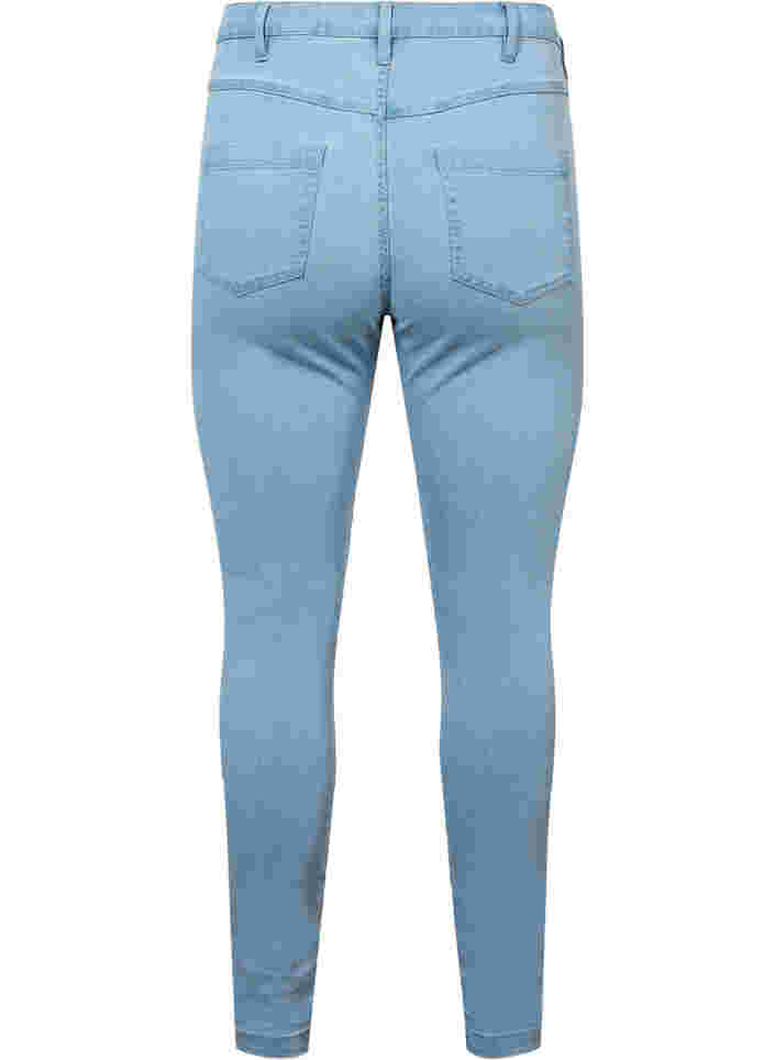 Højtaljede super slim Amy jeans, Ex Lgt Blue, Packshot image number 1