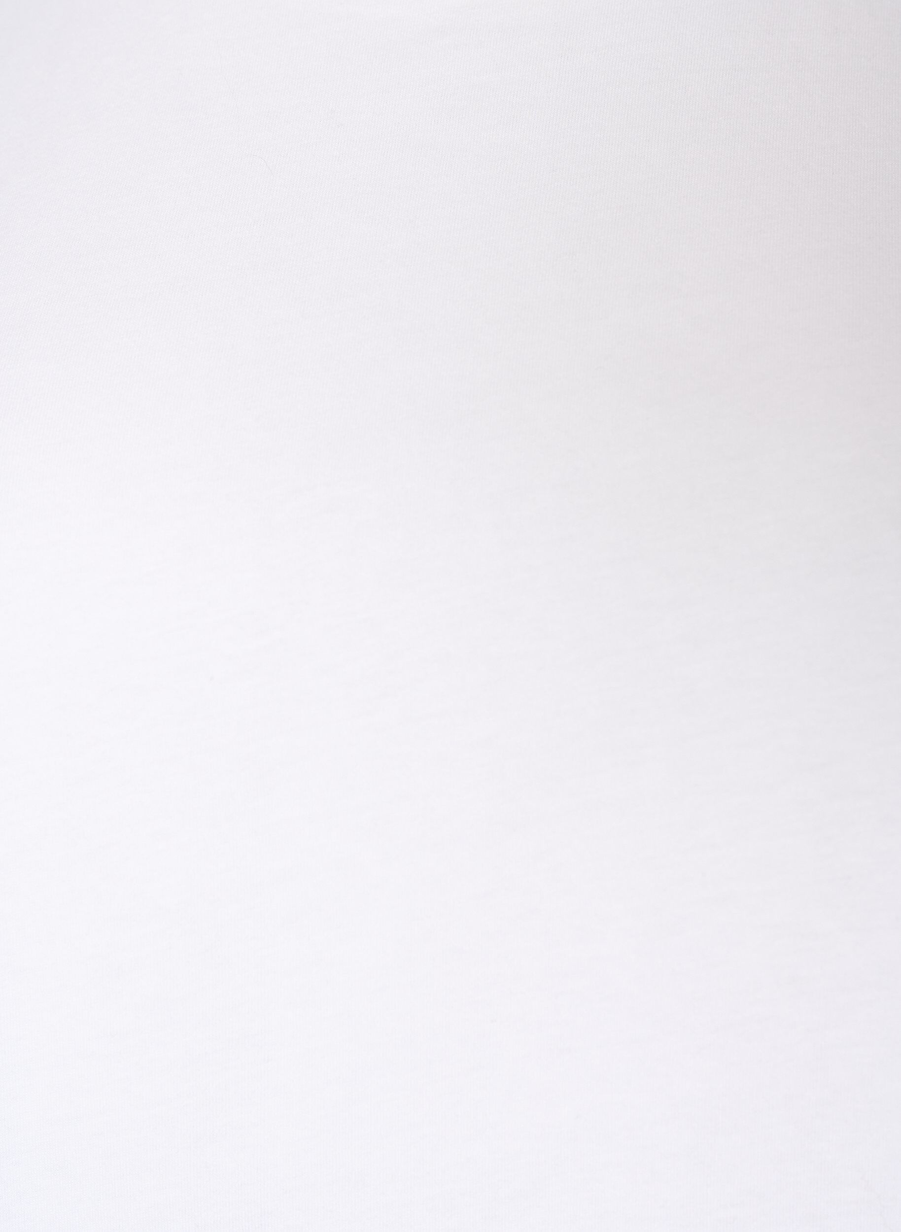 ZizziT-shirt i &oslash;kologisk bomuld med fl&aelig;se&aelig;rmer, Hvid, Packshot image number 2